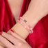 Pink Nebula | Silver | Gilded Turquoise Gemstone Wrap